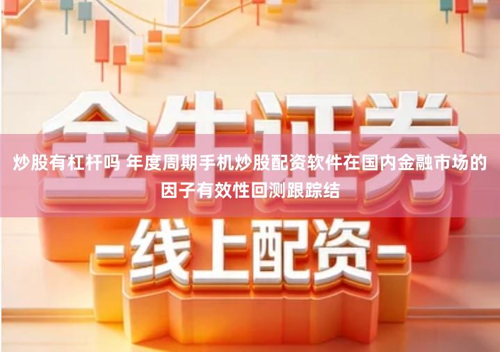 炒股有杠杆吗 年度周期手机炒股配资软件在国内金融市场的因子有效性回测跟踪结