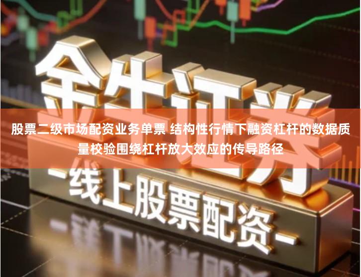股票二级市场配资业务单票 结构性行情下融资杠杆的数据质量校验围绕杠杆放大效应的传导路径