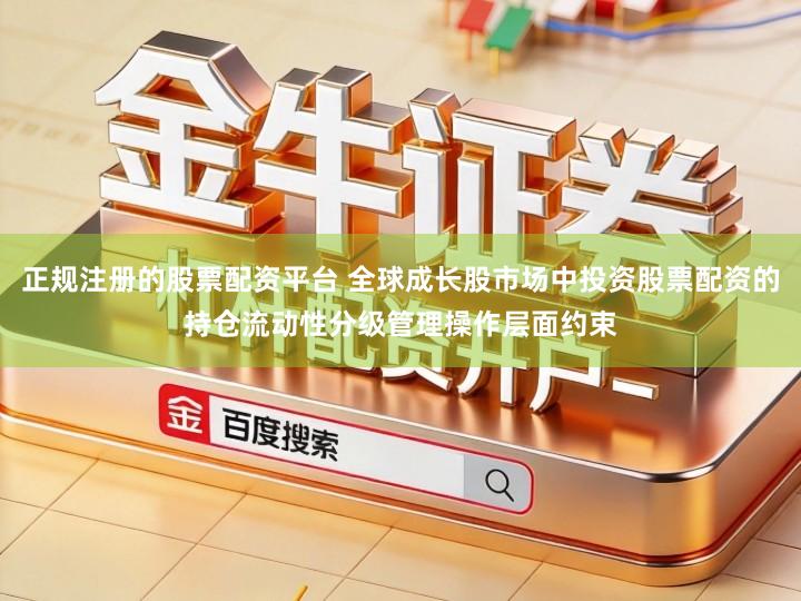 正规注册的股票配资平台 全球成长股市场中投资股票配资的持仓流动性分级管理操作层面约束